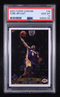 Kobe Bryant 2003 Topps Chrome #36 (PSA 10) at PristineAuction.com