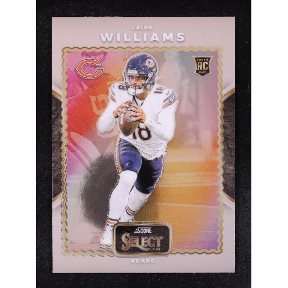 Caleb Williams 2024 Select Score Select Throwback #21 RC at PristineAuction.com