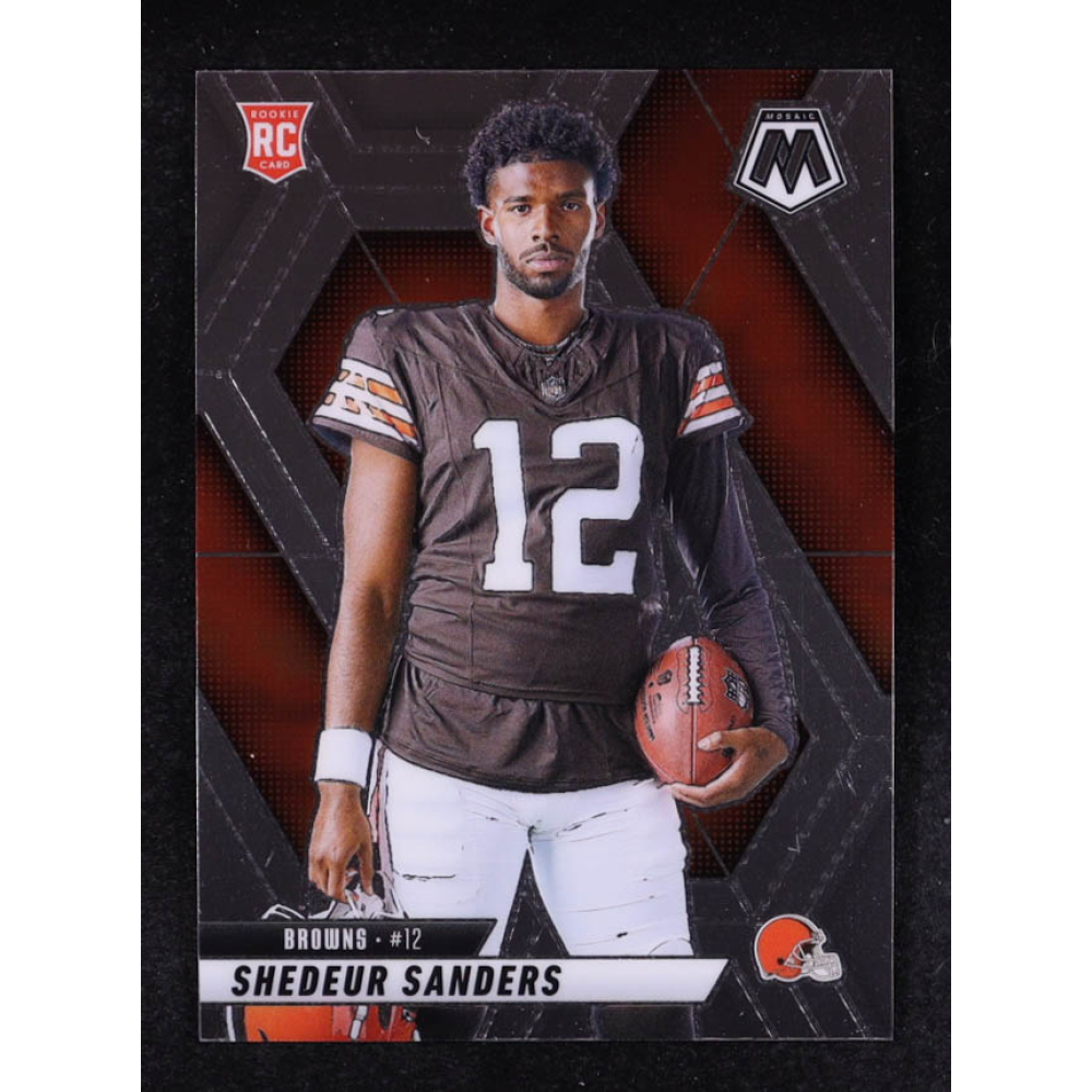 Shedeur Sanders 2025 Panini Mosaic #290 VAR RC at PristineAuction.com