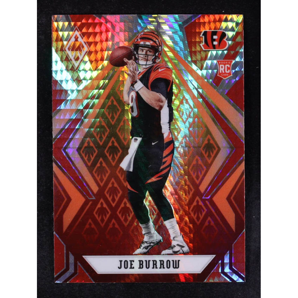 Joe Burrow 2020 Panini Phoenix Fire Burst #101 RC at PristineAuction.com