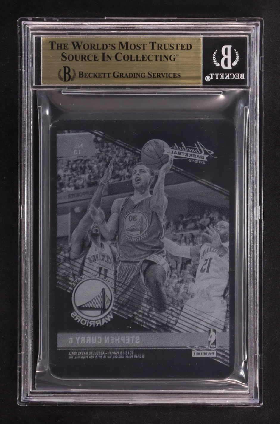 Stephen Curry 2015-16 Absolute Memorabilia Glass #13 (BGS 9.5) at PristineAuction.com Stephen Curry 2015-16 Absolute Memorabilia Glass #13 (BGS 9.5) at PristineAuction.com