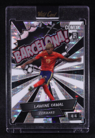 Lamine Yamal 2024 Wild Card Comix BARCELONA! Silver Pulsar #ACBLB-LY07 #4/4 RC at PristineAuction.com