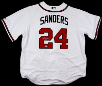 Deion Sanders Signed Braves Majestic Authentic Jersey (Beckett) at PristineAuction.com