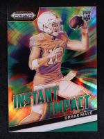 Drake Maye 2024 Panini Prizm Draft Picks Instant Impact Green #4 RC at PristineAuction.com