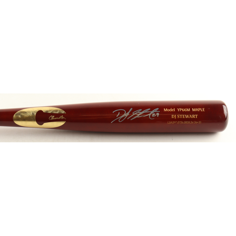 DJ Stewart Signed Chandler Player Model Baseball Bat (JSA) at PristineAuction.com