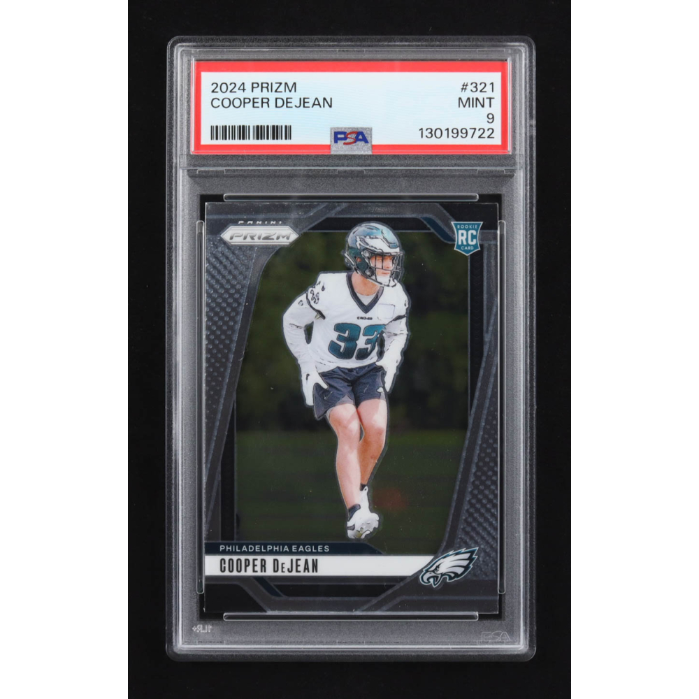 Cooper DeJean 2024 Panini Prizm #321 RC (PSA 9) at PristineAuction.com