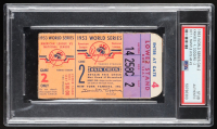 1953 World Series Game 2 Ticket (PSA) at PristineAuction.com