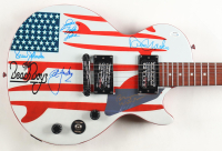 Custom Electric Guitar Signed by (5) with Mike Love, Bruce Johnston, Dave Marks, Al Jardine (ACOA) at PristineAuction.com