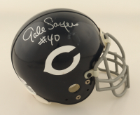 Gale Sayers Signed Bears Throwback Mini Helmet (JSA) at PristineAuction.com