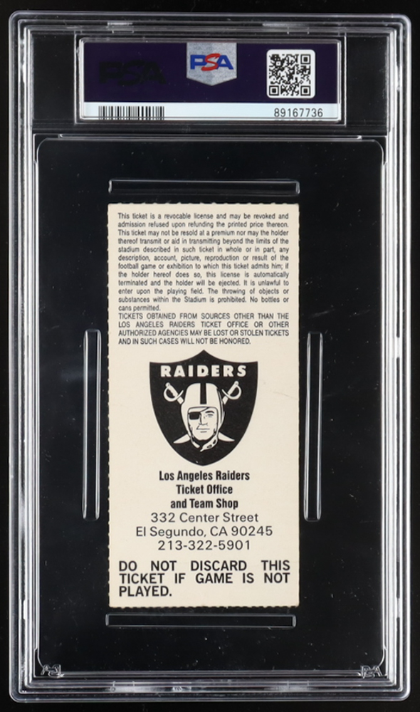 1990 AFC Divisional Playoff Game Ticket (PSA 2) at PristineAuction.com 1990 AFC Divisional Playoff Game Ticket (PSA 2) at PristineAuction.com