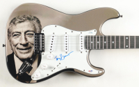 Tony Bennett Signed "Karate Kid" Custom Electric Guitar Inscribed "Danielson" (ACOA & PSA) at PristineAuction.com