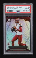 Jayden Daniels 2024 Panini Totally Certified #138 RC (PSA 8) at PristineAuction.com