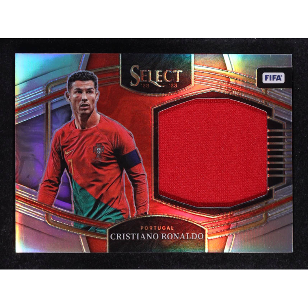 Cristiano Ronaldo 2022-23 Select FIFA Jumbo Swatches #23 at PristineAuction.com