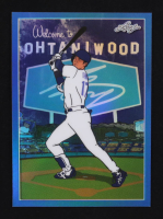Shohei Ohtani 2024 Leaf Metallic Imaginations Blue #MI14 #40/49 at PristineAuction.com
