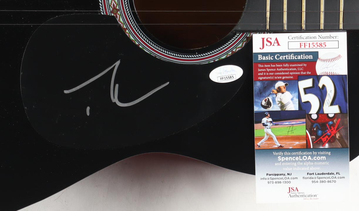 Tim McGraw Signed Custom Guitar Pickguard (JSA) at PristineAuction.com Tim McGraw Signed Custom Guitar Pickguard (JSA) at PristineAuction.com