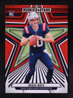 Drake Maye 2024 Rookies and Stars Red #129 RC at PristineAuction.com