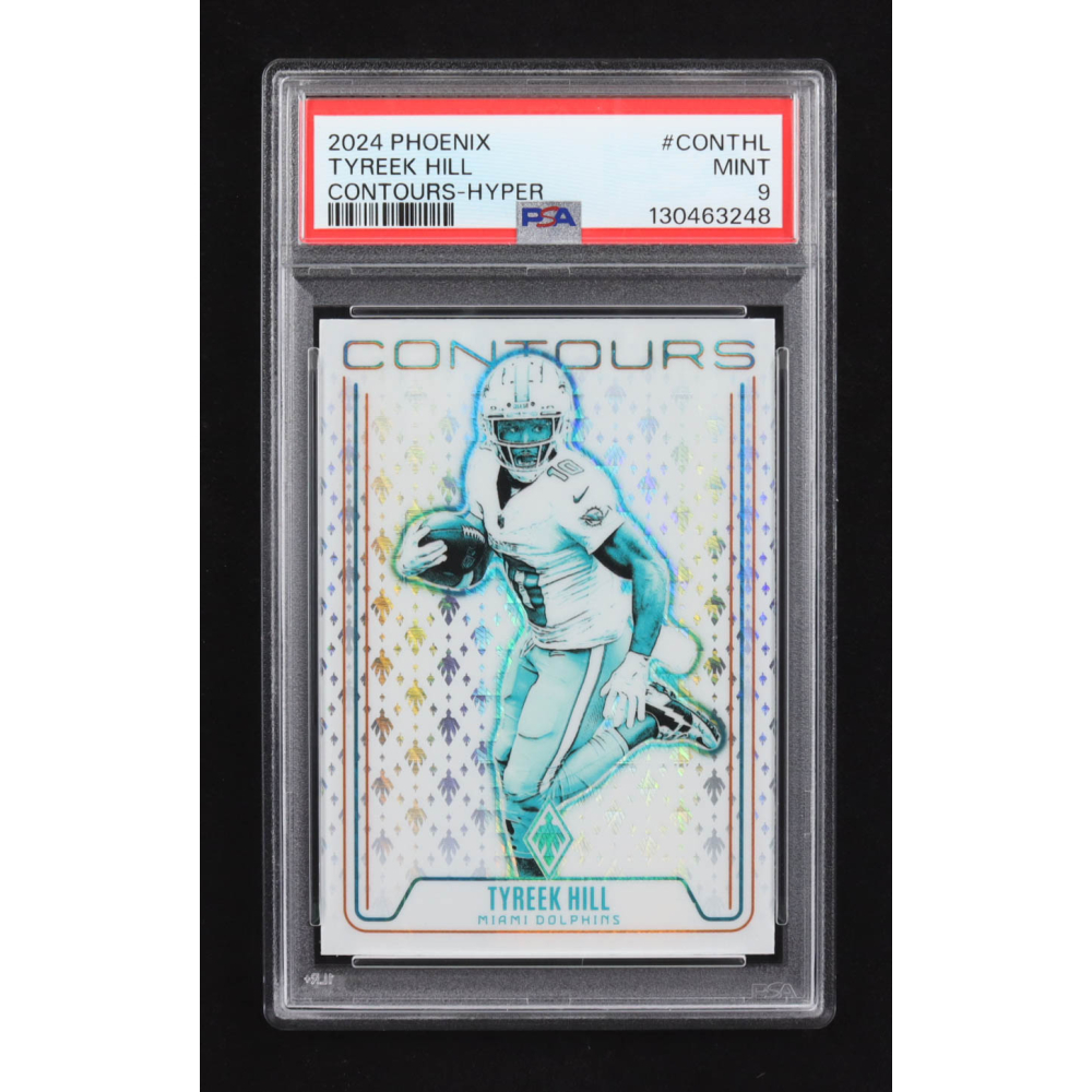 Tyreek Hill 2024 Panini Phoenix Contours Hyper #CON-THL (PSA 9) at PristineAuction.com