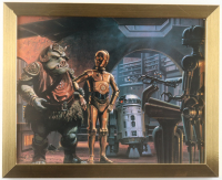 1977 Vintage "Star Wars" Custom Framed Art Print Display at PristineAuction.com
