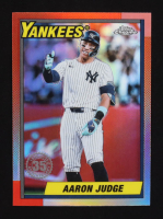 Aaron Judge 2025 Topps Chrome '90 Topps Refractor #90CB11 at PristineAuction.com