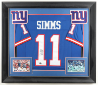 Phil Simms Signed Custom Framed Jersey (Beckett) at PristineAuction.com