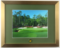 "Augusta National Golf Course" Custom Framed Photo Display with Masters Pin at PristineAuction.com