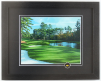 "Augusta National Golf Course" Custom Framed Photo Display with Masters Pin at PristineAuction.com