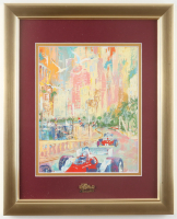 "The Monaco Grand Prix" Custom Framed Neiman Art Print Display with Grand Prix Pin at PristineAuction.com
