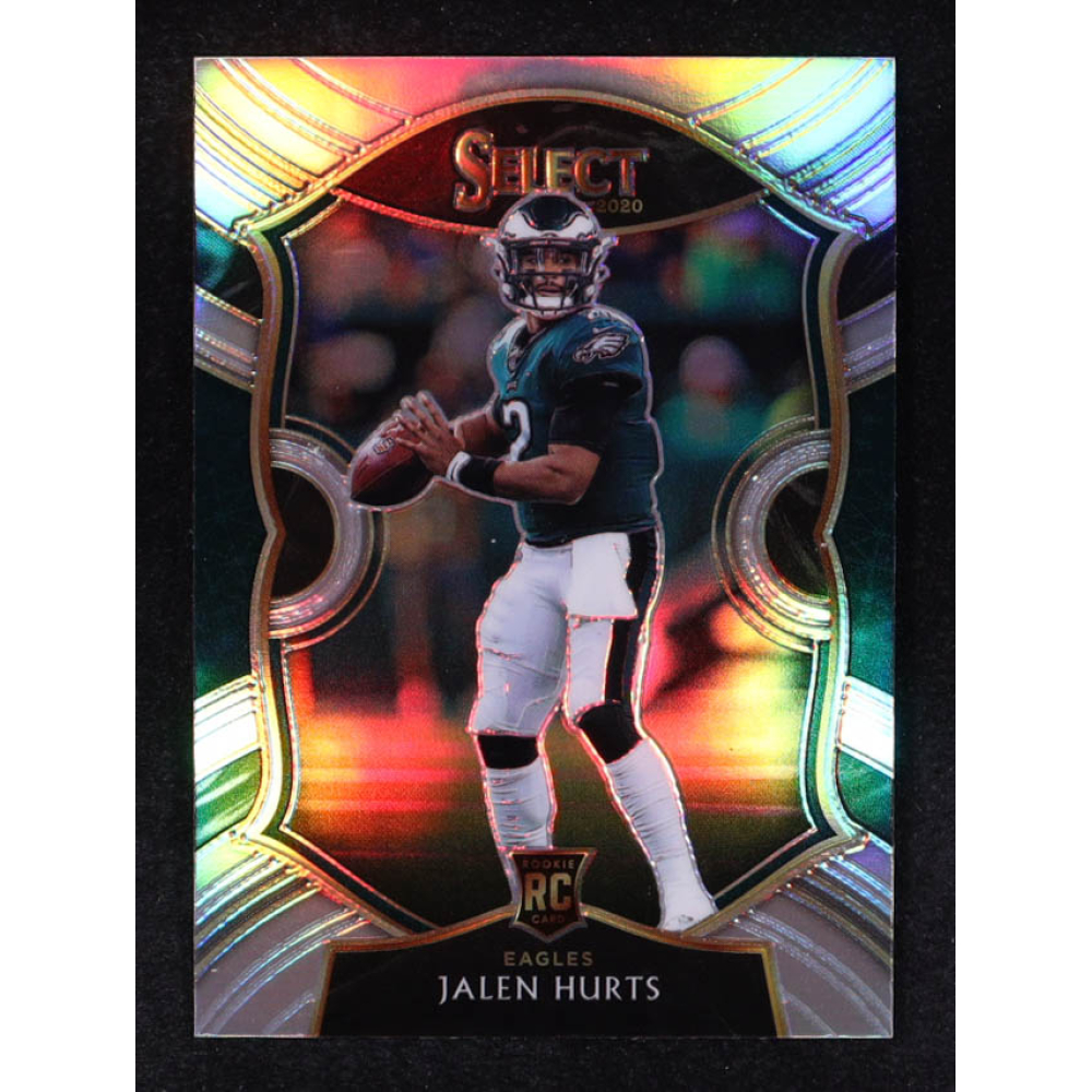 Jalen Hurts 2020 Select Prizm Silver #50 RC at PristineAuction.com