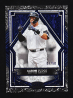 Aaron Judge 2025 Topps Tier One Blue Foil #25 #04/50 at PristineAuction.com