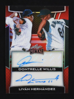 Dontrelle Willis / Livan Hernandez 2025 Leaf Metal Dual Autographs #DA9 #12/15 at PristineAuction.com