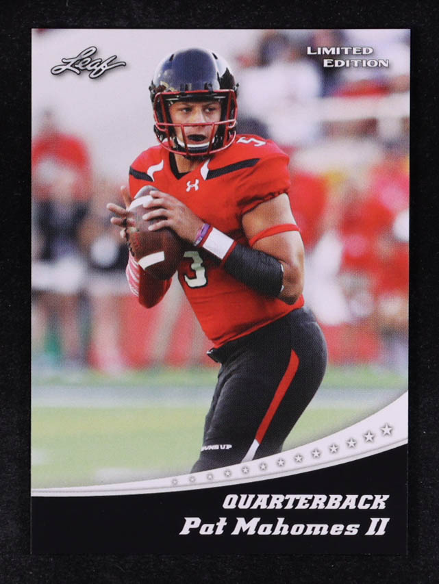 Patrick Mahomes II 2017 Leaf Special Release Limited Edition #13 RC at PristineAuction.com Patrick Mahomes II 2017 Leaf Special Release Limited Edition #13 RC at PristineAuction.com