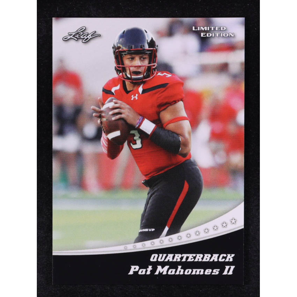 Patrick Mahomes II 2017 Leaf Special Release Limited Edition #13 RC at PristineAuction.com