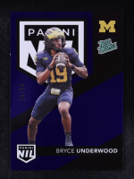 Bryce Underwood 2025 Panini National Convention Feasability Silver Pack VIP NIL Blue #NIL9 #28/50 RC at PristineAuction.com