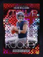 Caleb Williams 2024 Rookies and Stars Stellar Rookies Red Plaid #10 RC at PristineAuction.com