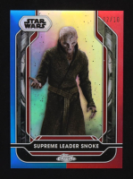 Supreme Leader Snoke 2024 Topps Chrome Star Wars Costco Exclusive Red and Blue #117 #02/10 at PristineAuction.com