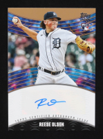 Reese Olson 2024 Topps Japan Autographs Gold #JEAREE #03/25 RC at PristineAuction.com
