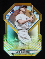 Lou Gehrig 2022 Topps Diamond Greats Die Cuts Gold #DGDC51 #42/75 at PristineAuction.com