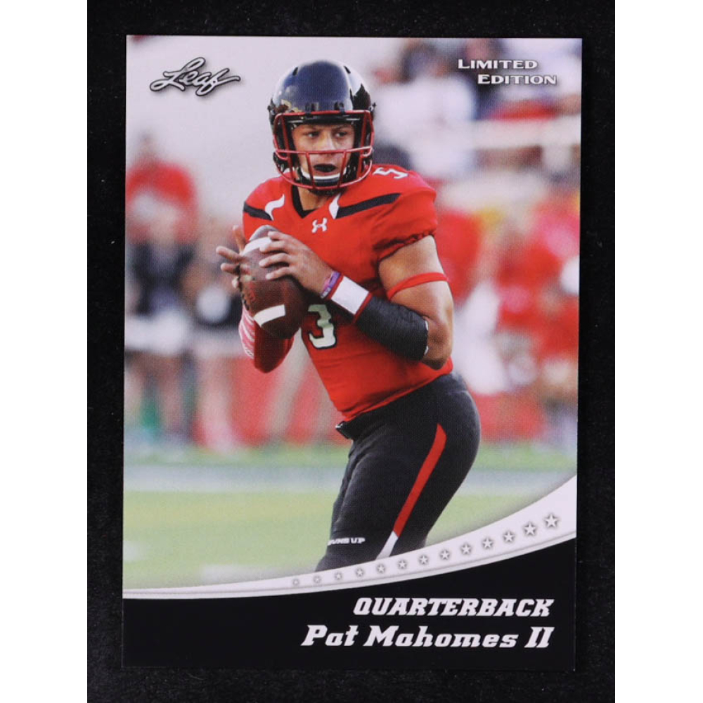 Patrick Mahomes II 2017 Leaf Special Release Limited Edition #13 RC at PristineAuction.com