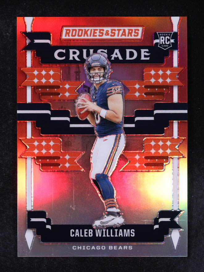 Caleb Williams 2024 Rookies and Stars Crusade Red #24 #63/99 RC at PristineAuction.com Caleb Williams 2024 Rookies and Stars Crusade Red #24 #63/99 RC at PristineAuction.com