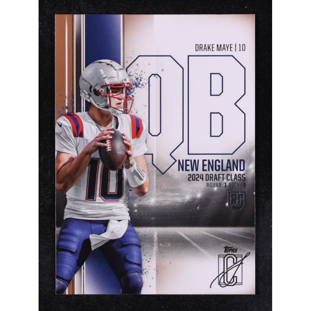 Drake Maye 2024 Topps Signature Class Bronze #152 RC at PristineAuction.com