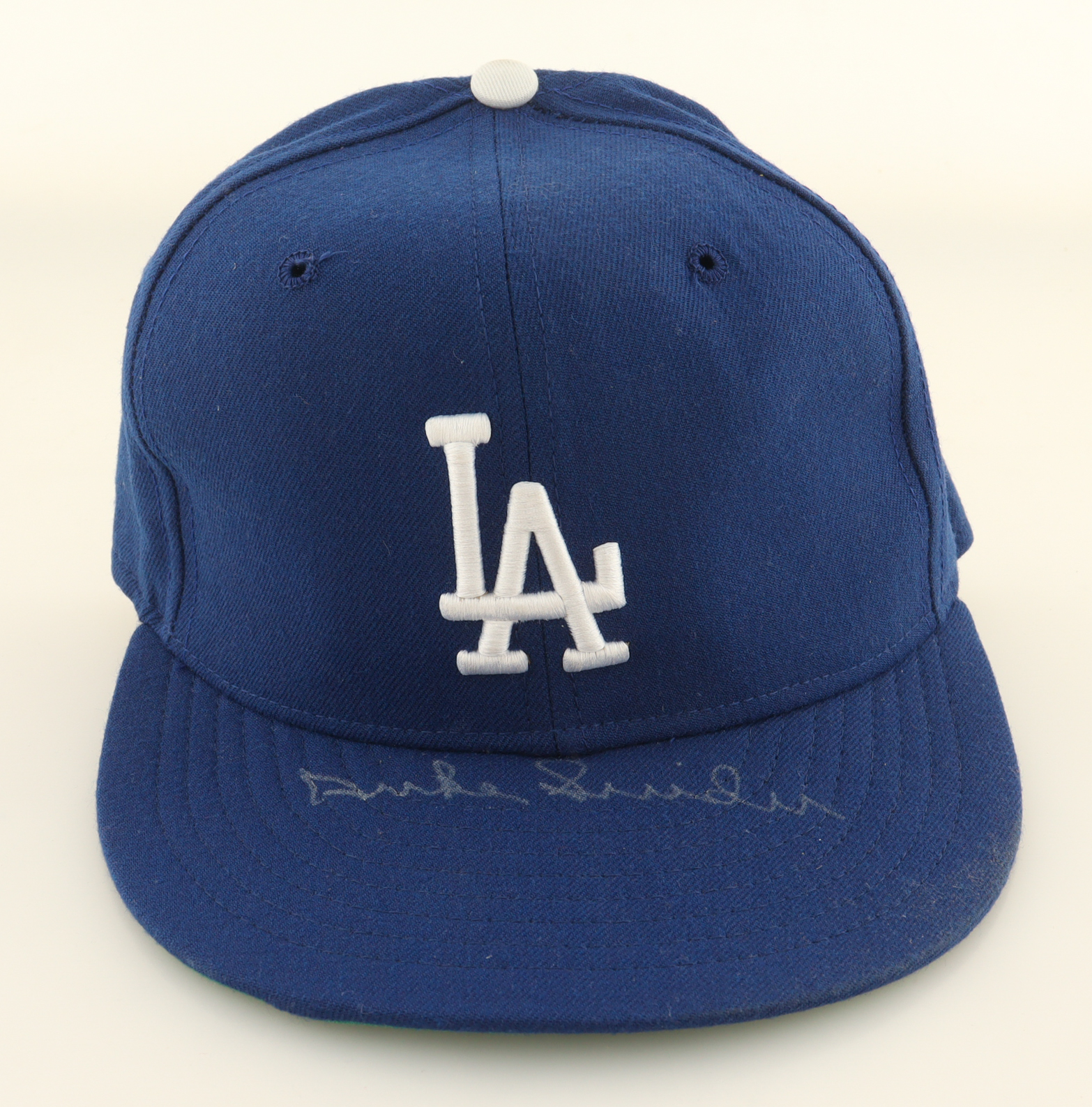 Duke Snider Signed Dodgers Fitted Baseball Hat (Beckett) at PristineAuction.com Duke Snider Signed Dodgers Fitted Baseball Hat (Beckett) at PristineAuction.com
