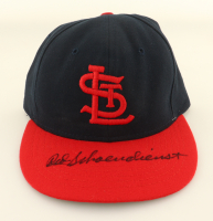 Red Schoendienst Signed Cardinals Fitted Baseball Hat (Beckett) at PristineAuction.com