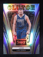 Luka Doncic 2024-25 Select Clutch Silver Prizms #1 at PristineAuction.com