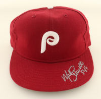 Mike Schmidt Signed Phillies New Era Pro Model Fitted Baseball Hat Inscribed "548" (PSA) at PristineAuction.com