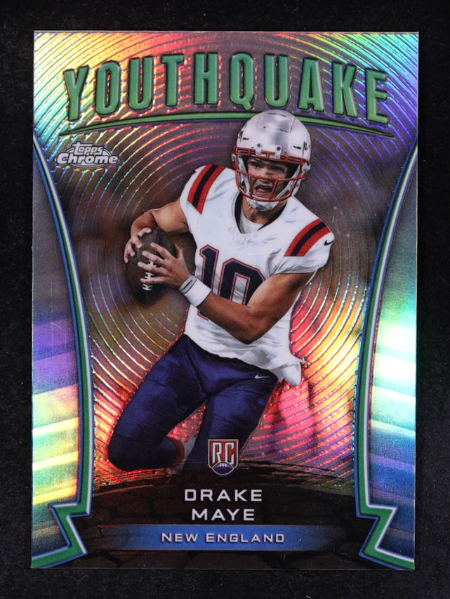 Drake Maye 2024 Topps Chrome Youthquake Refractors #Y2 RC at PristineAuction.com Drake Maye 2024 Topps Chrome Youthquake Refractors #Y2 RC at PristineAuction.com