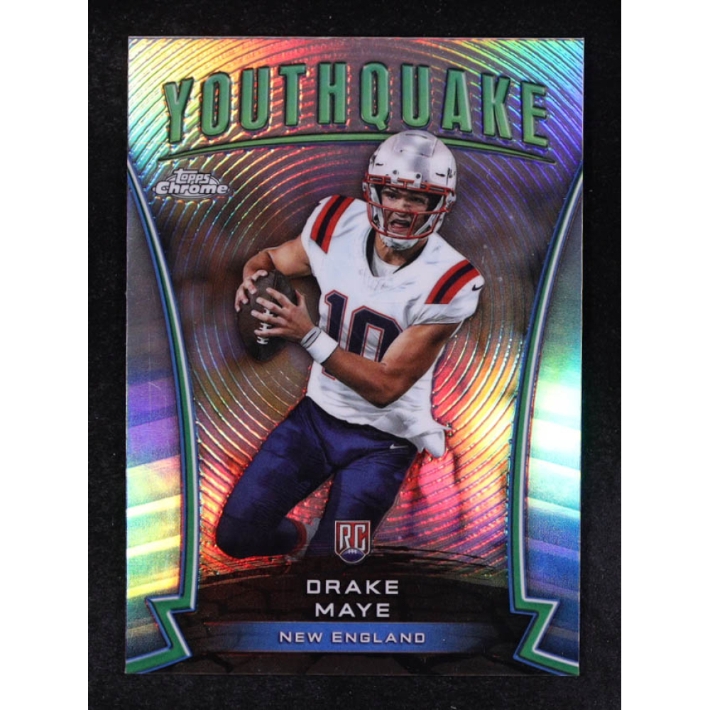 Drake Maye 2024 Topps Chrome Youthquake Refractors #Y2 RC at PristineAuction.com