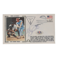Mike Schmidt Signed 1987 Hall Of Fame Induction Day Stamped Cachet (PSA) at PristineAuction.com
