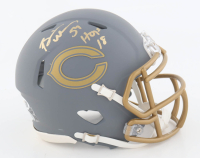 Brian Urlacher Signed Bears Slate Alternate Speed Mini Helmet Inscribed "HOF 18" (JSA) at PristineAuction.com