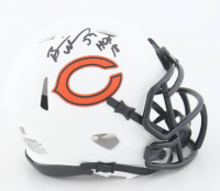 Brian Urlacher Signed Bears Lunar Eclipse Alternate Speed Mini Helmet Inscribed "HOF 18" (JSA) at PristineAuction.com