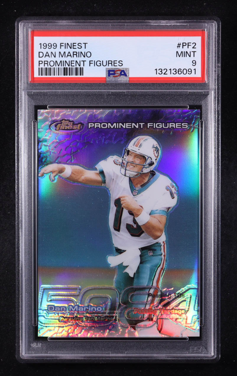 Dan Marino 1999 Finest Prominent Figures #PF2 #3384/5084 (PSA 9) at PristineAuction.com Dan Marino 1999 Finest Prominent Figures #PF2 #3384/5084 (PSA 9) at PristineAuction.com